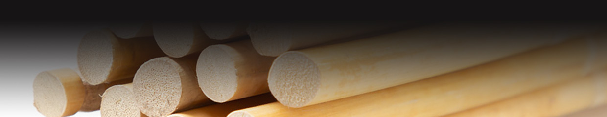 使いやすさと頑丈さを兼ね備えた籐(ラタン) の心棒